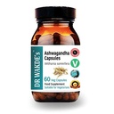 DRWAKDE 'S Ashwagandha Kapsle (Indický ženšen, Witania somnifera, 60 Vegg Caps, Plant- based Supplement, Ayurvedic Herb, All Natural, Vegan)