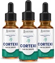 Odůvodněné laboratoře (3 balení Cortexi Ušní kapky Cortexi Zdravý Eardrum Oil podporuje zdravé uši Premium směs esenciální oleje 3 láhve