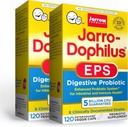 Jarro- Dophilus EPS - 5 miliard organizmů per serving - 120 Enteric Coated Veggie Caps, Multi- Strain Probiotic - střevní a imunitní zdraví, 120 Počet (balení po 2)