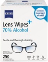ZeISS Pre- vlhčené objektivy Čištění Wipes s 70% alkoholu, 250 Počet