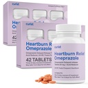 Curist Omeprazol 20mg Tablety Bulk Pack - 84Count Delayed- Release Tablety - Acid Reflux Medicine for Heartburn Relief (2 balení po 42 tabletách - 84 Celkem)
