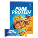 Čisté proteinové tyčinky, gluten zdarma, Snack tyčinky, čokoládové arašídové máslo, 50 g, 6 hrabě, {imported from Canada}