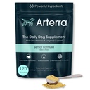 Senior Dog Powder Supplement & Food Topper - 63 Ingredients for Joint, Gut, Imunity & Brain Health - Daily Longevity Multivitamine with Glucosamine, Probiotics, and Fish Oil Scoops 124; 120 Scoops