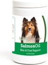 Zdravé plemeno Shetland Sheepdog losos olej měkké žvýkání 120 Počet