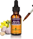 Herb Pharm Mullein Česnek Bylinný olej - obsahuje Calendula, Česnek, Vídeň květina, St. John 's Wort, Olive Oil, 1 Ounce