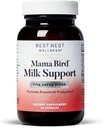 Nejlepší Nest Wellness Mama Bird Milk Support - Zdravý doplněk pro podporu prsu - Kojení Podpora s Fenugreek & Moringa - Podpory pro kojence - 60 Kapsle