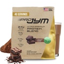 Pro JYM Natural Chocolate Brownie Powder Blend - Syrovátkový protein izolát, kasein, & Mléčný protein izolát, pro muže a ženy Recovery třese 124; JYM dodatek věda 124; 45 Služebníci