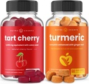 NutraChamps Tart Třešňové gumy a kurkumové gumy 2 Pack Bundle