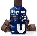 UCAN Edge Energy Gel Panáky, Čokoláda (12, 2 Ounce Packets) pro běh, školení, cvičení, Fitness, Cyklistika, Crossfit 124; Sugar- Free, Vegan, & Keto Friendly Energy