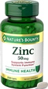 Příroda je Bounty Zinek 50mg, imunitní podpora a antioxidant dodatek, podporuje zdraví pleti, 1 kaplet per day, gluten zdarma, 250 Vegetariánské Caplet