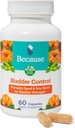 Vzhledem k tomu, močový měchýř Relief Dodatek s dýňovým semenem Extract - 60 Kapsle (1 láhev) - Pomáhá snížit naléhavost & Frequency, Podporuje silné pánevní stěny svalů, Vegan & Non- GMO, Vyrobeno v USA