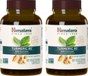 Himalaya Turmeric 95 dodatek s kurkumin / kurkuminoidy, Společná a svalová podpora, Optimální flexibilita a mobilita, 600 mg, Non- GMO, Vegan, gluten zdarma, 60 Kapsle, 2 balení, 60 denní zásobování