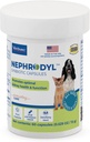 NEPHRODYL Synbiotické kapsle - Doplněk pro podporu ledvin pro kočky a psy, Probiotika a prebiotika pro stravitelné zdraví, malé a snadno polykací kapsle, Vyrobeno v USA- 60 Ct