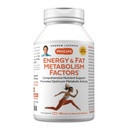 ANDREW LESSMAN Energy and Fat Metabolismus Faktory 180 Kapsle - Podporuje optimální spalování tuků a energie metabolismus, s karnitin, zelený čaj, guarana, ženšen, B- komplex. Snadno spolknout tobolky