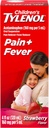 Dětská tylenol perorální suspenze medicína, Dětská tekutá medicína Pain Reliever & Fever Reducer for Cold + Fluu Symptoms, Aspirin -, Ibuprofen & Alcohol- Free, Strawberry, 4 fl. oz