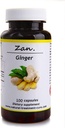 Hekma Center Pure Ginger Root - Zingiber Officinalis - 100 Kapsle Reduces Nausea - Vegan