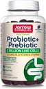 Jarrow Diplomas Probiotic + Prebiotic Dietní dodatek, Digestivní zdraví, Gut Flora + Imunitní zdraví - 2 biliony CFU - 2 Klinicky studované Strany - 60 Gummies - Blackberry Flavor