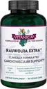 Vitanica Rauwolfia Extra - Příplatek na srdeční zdraví - Podporuje krevní tlak již v rámci zdravého dosahu - Příplatek s hořčíkem, CoQ10 & Snakeroot - 180 Veganské Caps