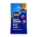 GU Energy Chews, Rainbow Mix Energy Gummies with Electrolytes, Dairy- Free, On- The- Be- Energy for any Workout, 12 sáčků (24 Služeb celkem)
