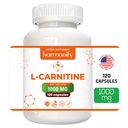 L Carnitin dodatek 1000 mg na servírování, 120 Vegetariánských kapslí & Čistá forma, 60 Služeb