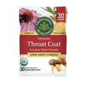 Tradiční léky Lozenges, Organic Throat Caat Lemon Ginger Echinacea, Sore Throat Support, 30 Individuálně zabalené Lozenges