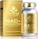 120 Kapsle NAD + dodatek 1000 mg - True NAD + & Resveratrol, NMN Alternative for Anti- Aging