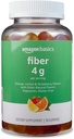 Basics Fiber Gummies for Digestive Health and Regularity, Orange, Lemon & Strawberry Flavors, 90 Count, Pack of 1 (dříve Solima)