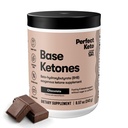 Perfektní Keto Exogeneous Ketones Powder, BHB Soli pro Ketosis & Fasting Support, Electrolytes for Hydration, Caffeine Free Energy, Chocolate, 8.57 oz