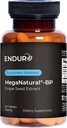 Meganatural- BP Grape Seed Extract Setrvalá uvolnění tablety, 60 Počet