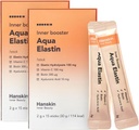 Hanskin Aqua Elastin Hyaluronic Acid Powder Packets for Hair, Skin, Wrinkles & Nails IR 124; Biotin, Vitamin C, Hyaluronic Acid IR 124; Nutriční dodatek pro zdravou pleť, 2g x 30 Individuální lepky