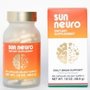 Sun Chlorella Sun Neuro Nootropic Mozek Dodatek - Denní koncentrace paměti a Focus Dodatek pro ženy a muže - Přírodní Plasmalogen Boost z mořských ananasu - 180 Kapsle