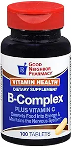 GNP vitamin Health B- Complex Plus vitamin C (100 tablet)