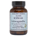 Barlowe 's Herbal Elixirs KSM- 66 Ashwagandha phili124; Ashwagandha Root Extract phili124; 5% Witanolides phili124; 700mg na kapslí 124; 60 Veggie Kapsle 124; Stearate Free philip124; Skleněná láhev