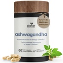 AKSHAR Ayurveda - Ashwagandha Kapsle s Ashwagandha kořenový extrakt a prášek - Adaptogenní bylinná podpora - Vegan Cruelty- Volný Ashwagandha doplňky (60 Počet)