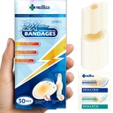 Medtecs Hydrokoloid Gel Bandage, Elipse 20ct + Strip 10ct, Long- Lasting, Vodotěsné adhesive pro první pomoc, Pokročilá Cushion pro prevenci a péči o blistr, 2X Rychlé léčení pro podpatek, prsty a prsty