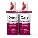 Cystex Podpora a prevence infekce močových cest - Cranberry Prebiotic Supplement with D- Mannose & Vitamin C for UTI Protection & Urinary Health Maintenance - 7.6 fl oz - (Pack of 2)
