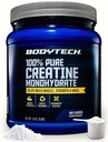 BODYTECH 100% čistý monohydrát kreatinu prášek - Premium mikronizovaný kreatin pro zvýšenou svalovou sílu a výkon - podporuje svaly, zotavení a zvýšené cvičení (18oz / 102 Servings)