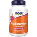 Nyní Potraviny Doplňky, Niacinamid (Vitamin B-3) 1000 mg, Energy Production *, 90 Tablet, White, Off- White