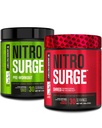 Jacked Factory Nitrofresh Pre- Cvičení v Green Apple & Fruit Punch Nitrofresh Shred Thermogenic Pre- Cvičení pro muže a ženy