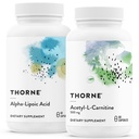 THORNE - Antioxidant Nerve Support Duo - Alfa- Lipoová kyselina & Acetyl- L- karnitin Bundle - 60 Služeb