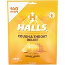 Halls Relief Med Lemon kašel kapky, hodnota balení, 140 kapek