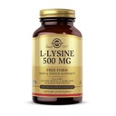 Solgar L-Lysin 500 mg - 100 Zeleninové kapsle - Podpora kůže a tkáně - Non- GMO, Vegan, Kosher, Gluten zdarma - 100 Služeb