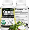 Mořský Moss 60 Kapsle USDA Certified Organic Irish Moss Kapsle s Bladderwrack & Burdock Root - Doplněk pro imunitní podporu pro muže a ženy - Womens Vitamíny a Mens Vitamíny (1 balení)