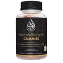 Halal Kompletní dospělé multivitaminové gumy 124; Přírodní imunitní boost pro muže a ženy 124; Vegetarian & Non- GMO CARL 124; Gluten, želatina, arašídy & Dairy- Free Vitamin Gummy 124; 90 Počet