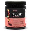 Legion Pulse Pre Workout Dodatek - Všechny přírodní oxid dusnatý Precvičení nápoj na zvýšení energie, kreatin zdarma, přirozeně slazené, Beta Alanin, Citrulline, Alfa GPC (Ovocný punč)