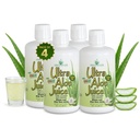 Zázrak Aloe Ultra Aloe Vera Juice, 1 Qt. 4 Pack, celý list, čistý, filtrovaný, certifikovaný pro obsah a čistotu (Gallon)