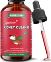 Wonder Paws Premium Ledviny Podpora pro psy - Cranberry doplněk pro psy - Psí UTI léčba - Podporuje močový měchýř, Detox, Moč & Ledviny Zdraví - Tekuté ledviny dodatek pro psy 2 oz (60ml)