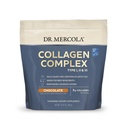 Dr. Mercola Collagen Complex Powder - Podporuje elasticitu kůže a společnou funkci - Multi- Source Collagen Types I II III - 10.89 oz (30 Služeb) - Čokoláda