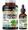BIO KRAUTER Strečing Nettle 250 Kapsle & Strečing Nettle tinktura 2 Fl. Oz.