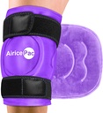 Ice Pack for Knee Pain Relief, Reuse Gel Ice Wrap for Injuries, Otok, Náhradní operace kolenů, Cold Compress Therapy for Artritis, Meniscus Tear and ACL, Purple